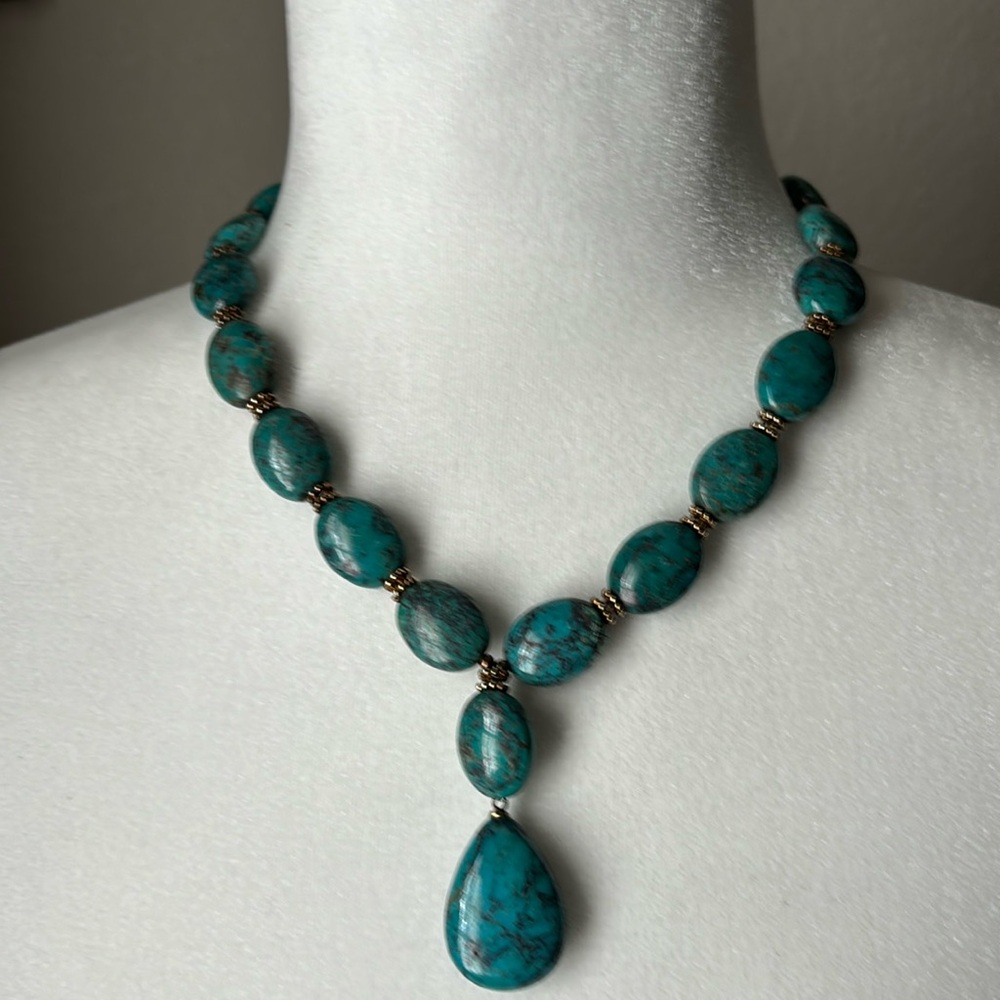 Turquoise Statement Necklace